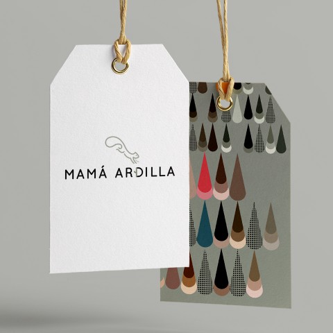 Imagen corporativa y diseño web de la tienda Mamá Ardilla