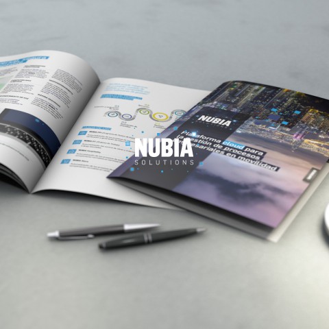 Imagen corporativa y catálogo de Nubia