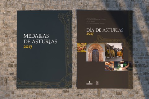 Imagen gráfica y producción del acto de entrega de las Medallas de Asturias 2017