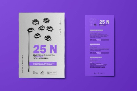 Diseño y producción de eventos para el 25N, Día Internacional Contra la Violencia hacia las Mujeres para el Ayuntamiento de Carreño.