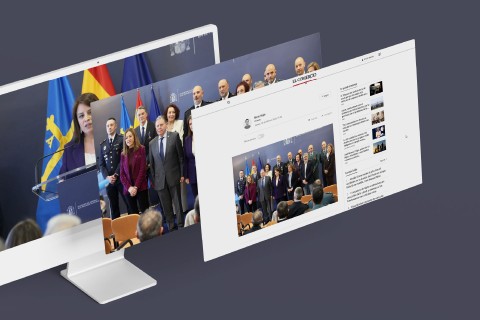 Diseño de sala de prensa